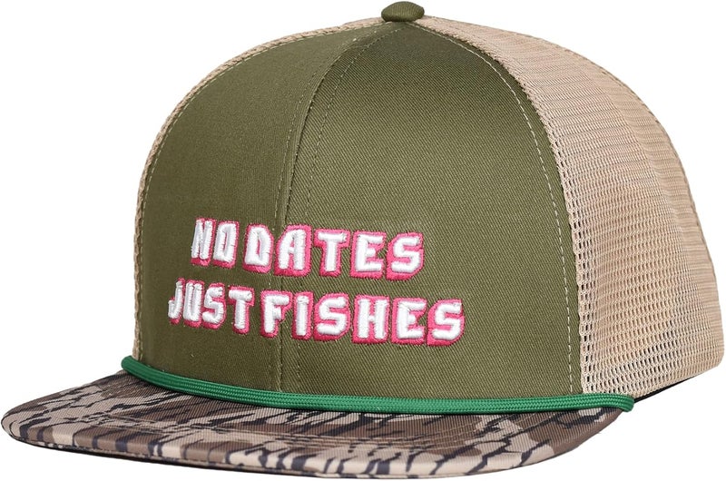 EDTREK Outdoorsman Pro Trucker Breathable Mesh Performance Cap - Flat Brim Snapback Hat - Image 2